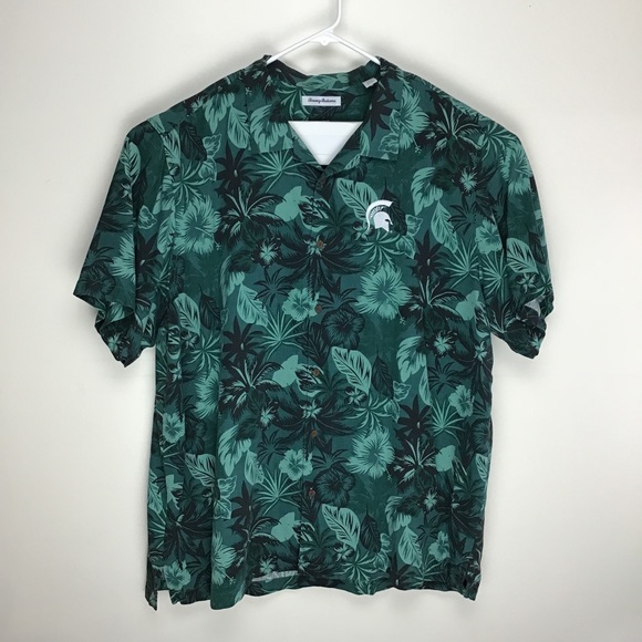 Tommy Bahama Other - Tommy Bahama Michigan State University Spartans mens Hawaiian shirt 3XLT